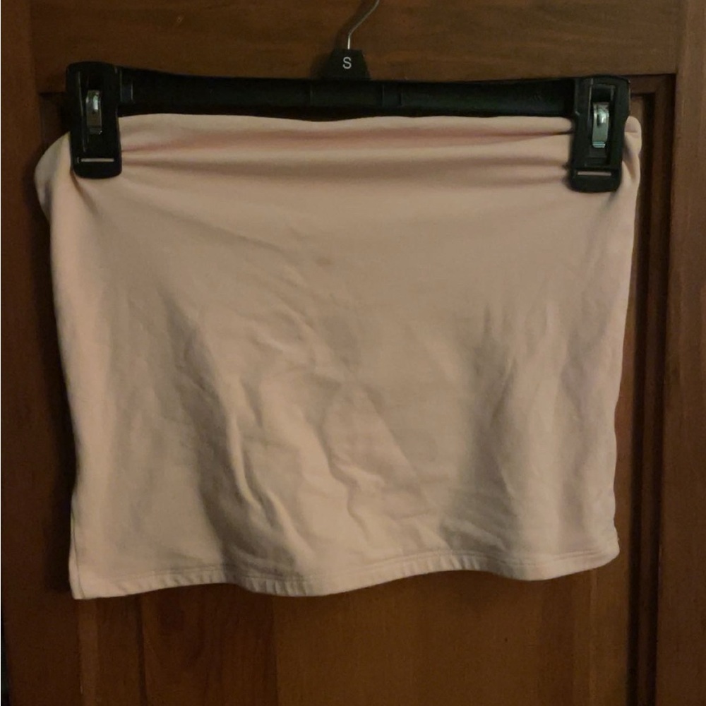 blush garage pink women’s tube top